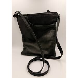 Vintage Margot Radley Soft Black Leather Cross Body